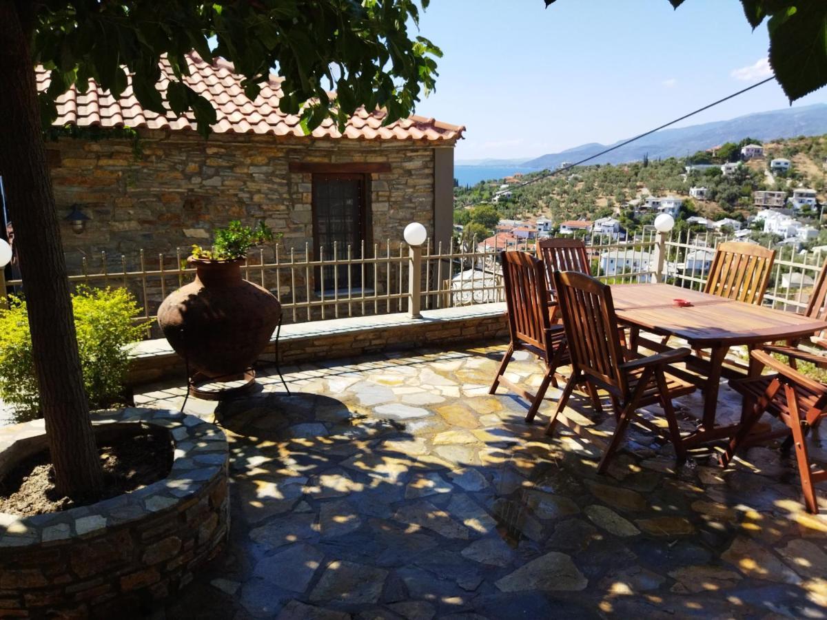 ¨Με Θέα Το Ηλιοβασίλεμα¨ Villa Afissos Exteriör bild