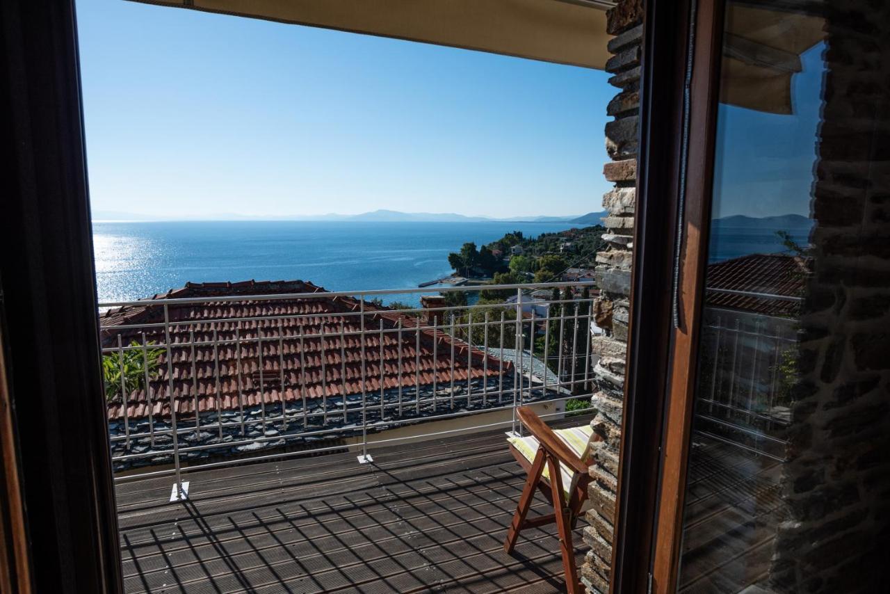 ¨Με Θέα Το Ηλιοβασίλεμα¨ Villa Afissos Exteriör bild