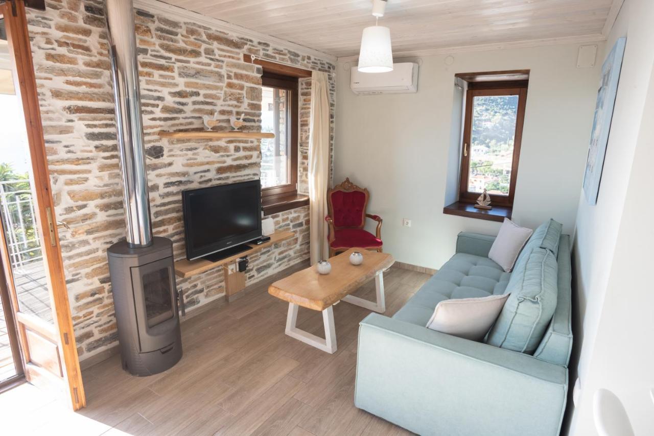 ¨Με Θέα Το Ηλιοβασίλεμα¨ Villa Afissos Exteriör bild