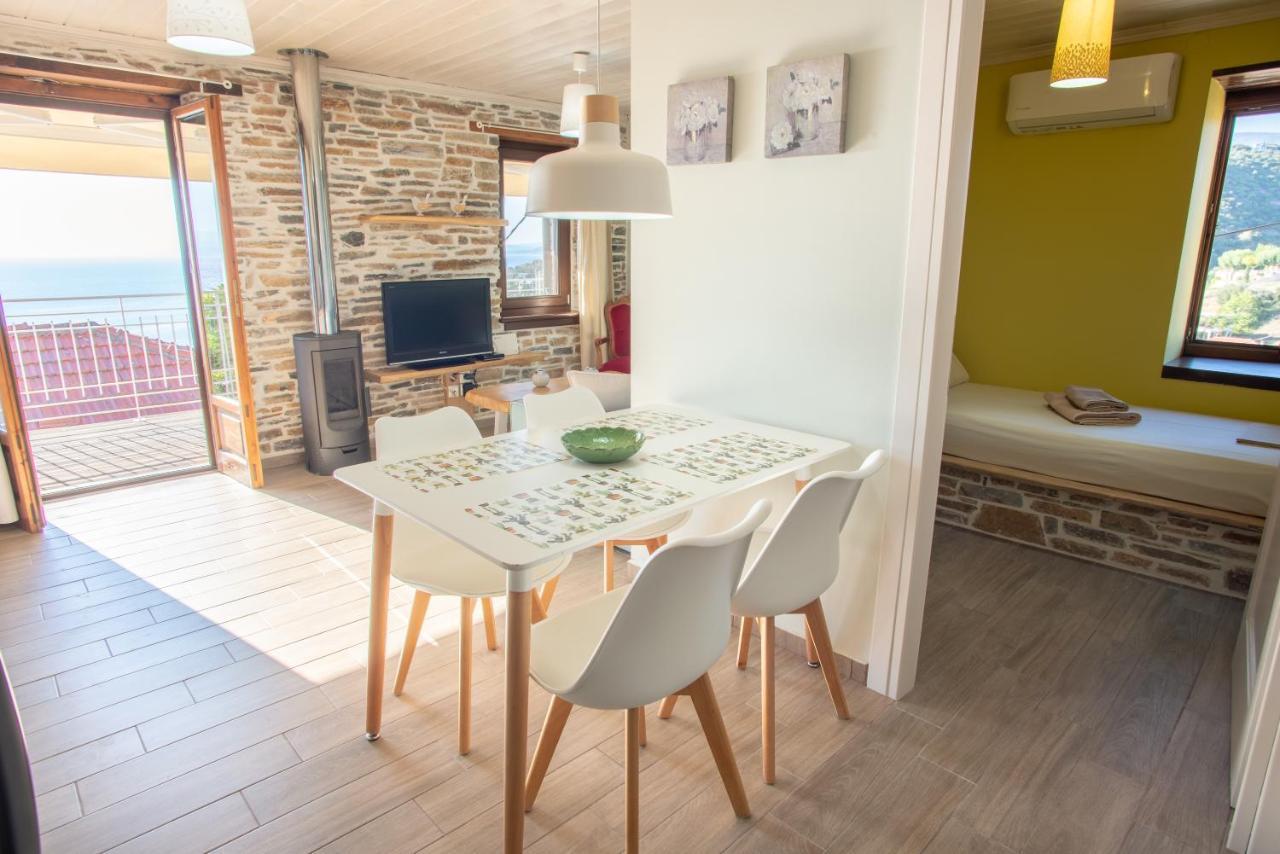 ¨Με Θέα Το Ηλιοβασίλεμα¨ Villa Afissos Exteriör bild