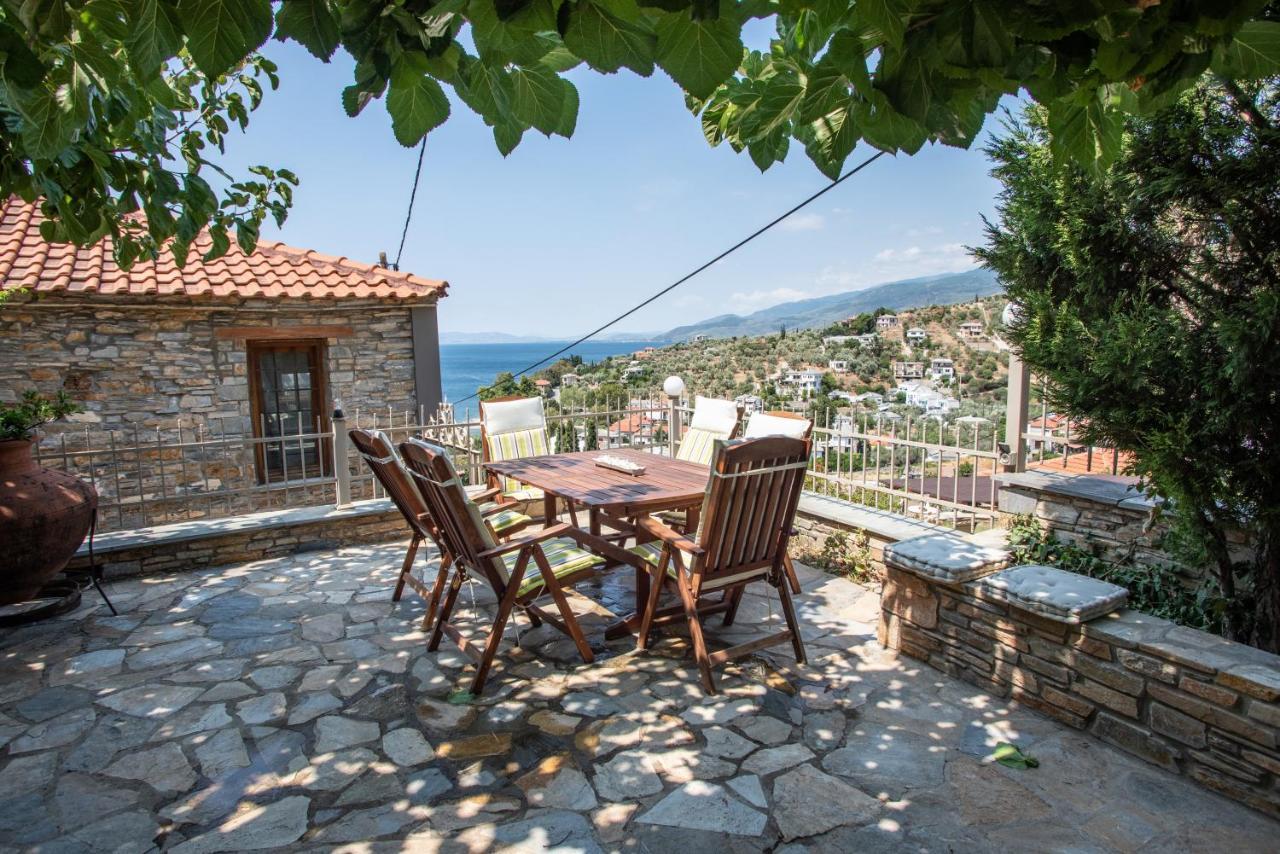 ¨Με Θέα Το Ηλιοβασίλεμα¨ Villa Afissos Exteriör bild