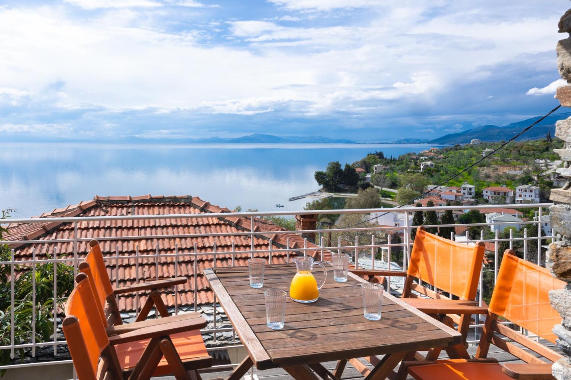 ¨Με Θέα Το Ηλιοβασίλεμα¨ Villa Afissos Exteriör bild